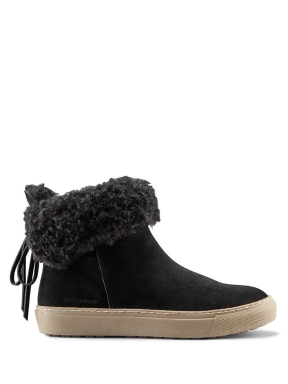Cougar Devon Black Suede Waterproof Winter Sneaker Boots
